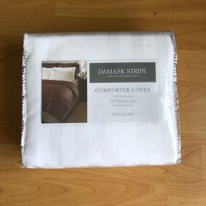 Damask Stripe by Charter Club Comforter Cover